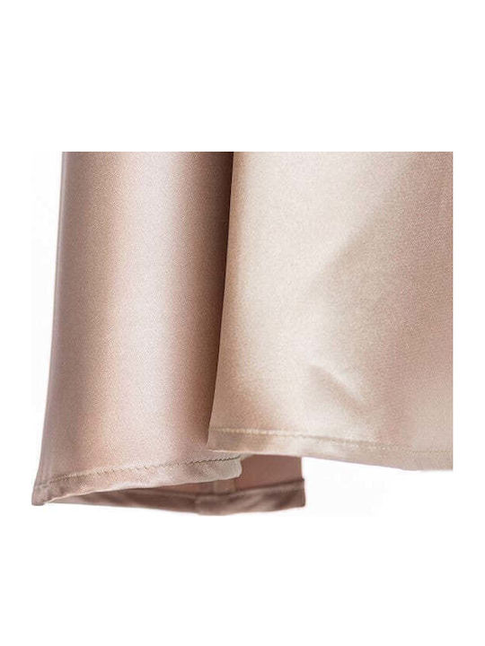 High Waist Maxi Cloche Brown Skirt