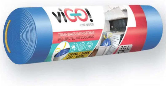 Vigo Kombucha Торби За Смет Капацитет 35л 57x48см 15 Бройки Сини