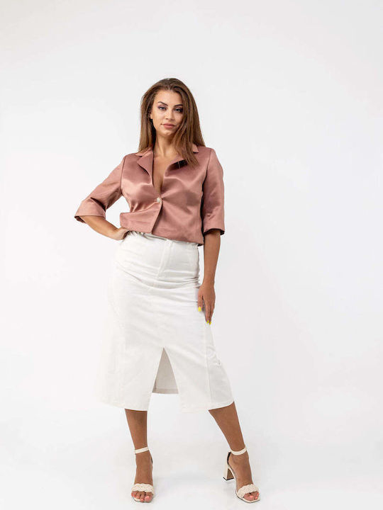 Silvy Rowson Women's Pink Blazer
