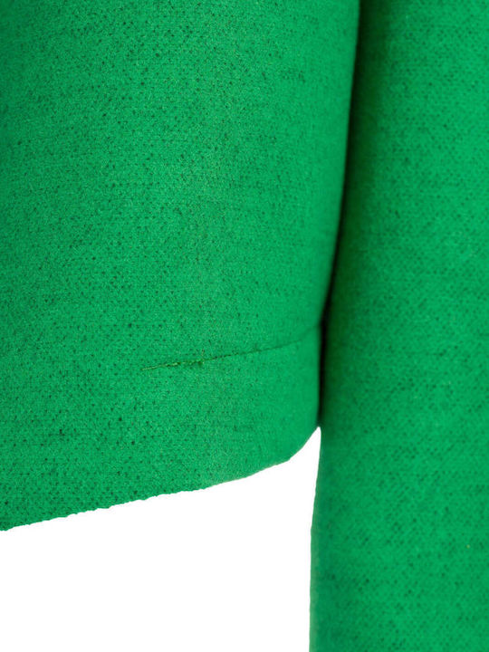 Silvy Rowson Kurzes Damen Blazer Grün