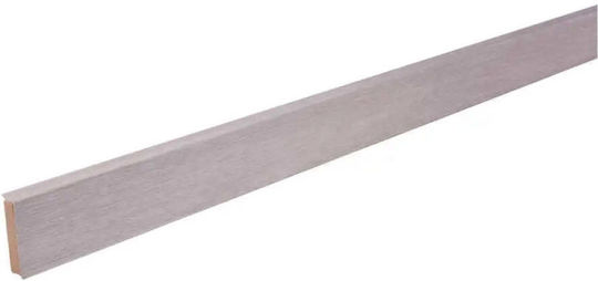 MDF Подова Лайсна PVC Покритие Doellken Cubu 60 Сиво Дърво