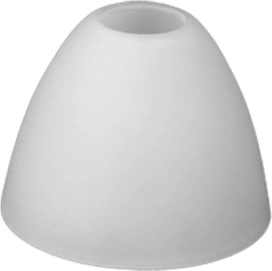 Плафон Стъкло Φ140 Бял Матиран E27