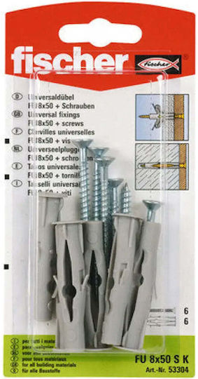 fischer Schraube mit Durchmesser M8mm 6 Stück