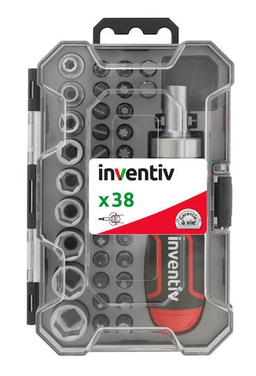Inventiv 38-pc Screwdriver Bit Set