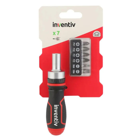 7-teiliges Schraubendreher-Bits Set Inventiv