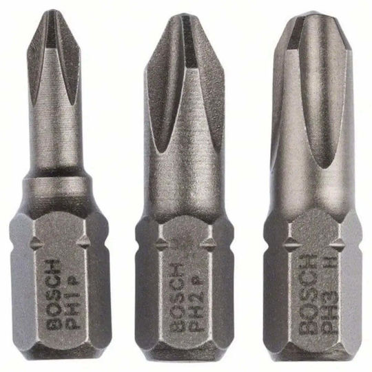 Bits Pzx25mm 3pcs Bosch