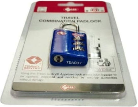 Silca Padlock Combination Shackle 31mm Blue