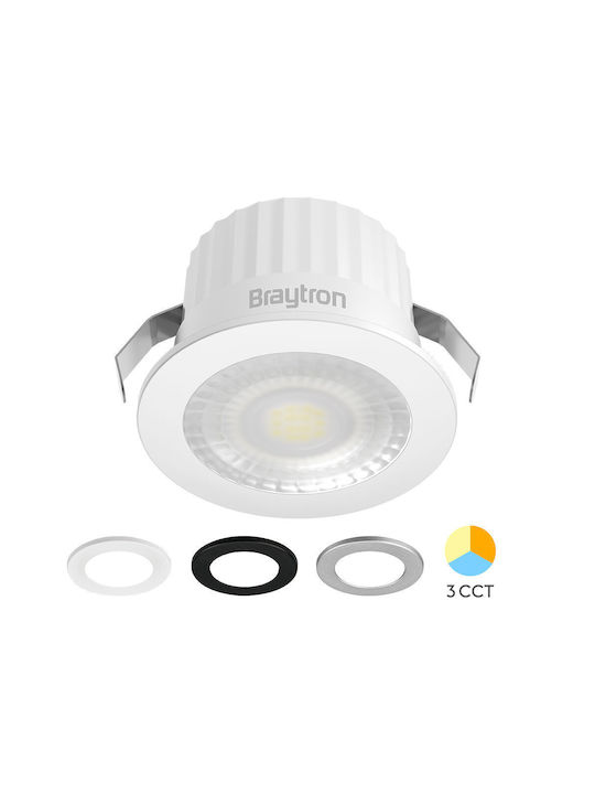 Braytron Παραλληλόγραμμο Χωνευτό Σποτ Μαύρο 4.4x2.8εκ. Braytron Παραλληλόγραμμο Χωνευτό Σποτ Μαύρο 4.4x2.8εκ.