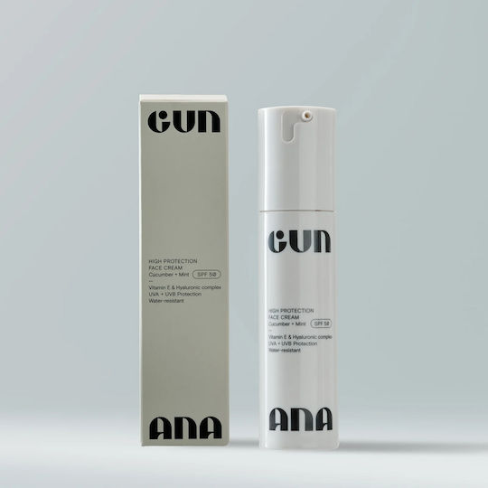 Gun Ana Αντηλιακή Κρέμα Προσώπου SPF50