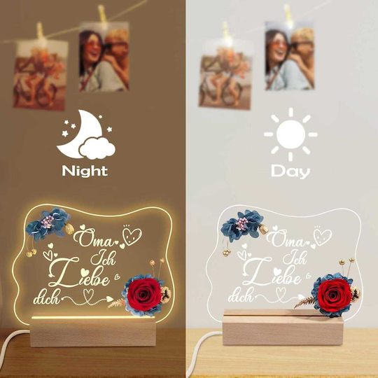 Decorative Table Lamp Eternal Flower