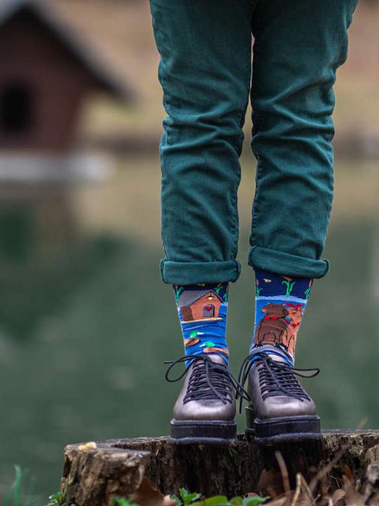 Pirin Hill Blue Socks