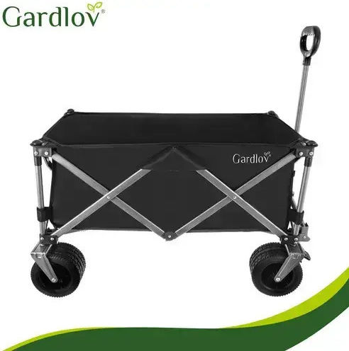 Foldable Garden Cart 150l 87x46x70cm