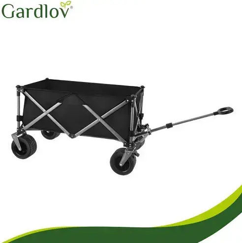 Foldable Garden Cart 150l 87x46x70cm
