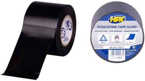 HPX Μονωτική Ταινία 50mm x 20m 52300 Μαύρη