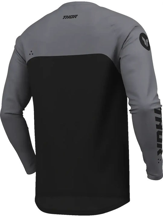Thor Μπλούζα Menace Racewear Ridemode Black Γκρί Μαύρα Polyester