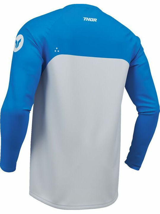 Thor Μπλούζα Menace Racewear Ridemode Blue Λευκά Μπλε Polyester