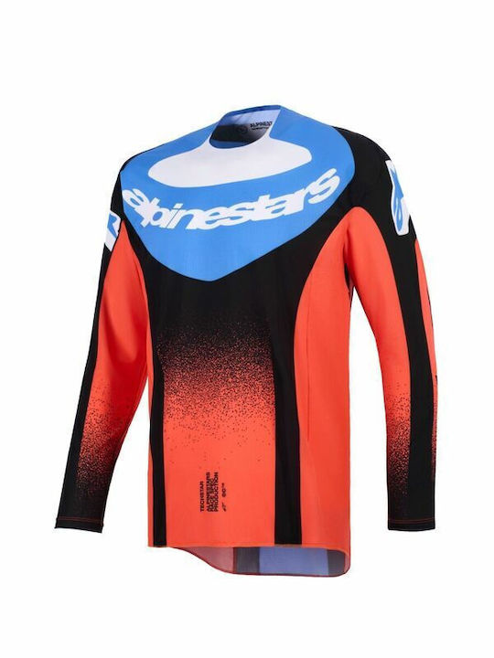 Alpinestars Μπλούζα Off-road Πορτοκαλιά Μαύρα Polyester