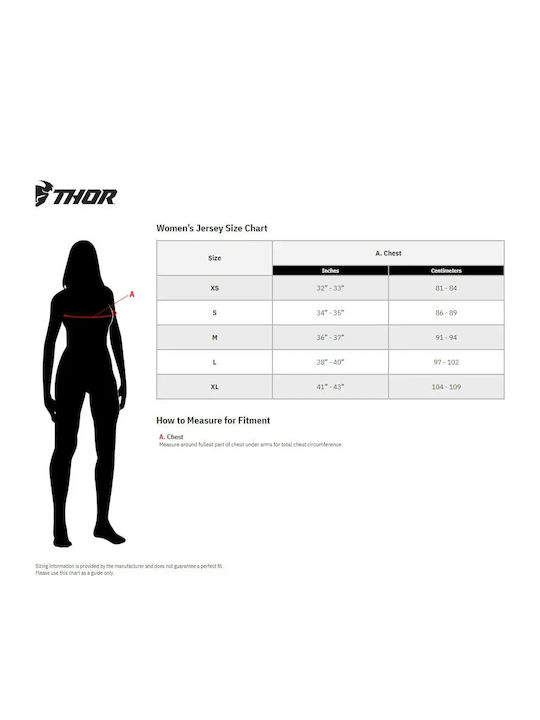 Thor Frauen Reittrikot Menace Racewear Ridemode
