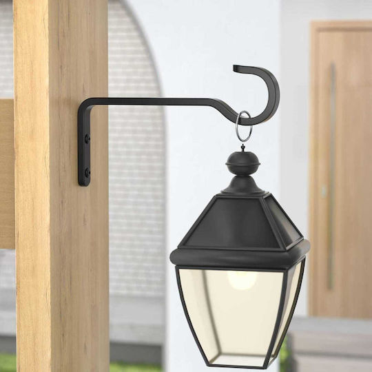 Cârlige Metalice Negre Pentru Ghivece 14.5 cm 2 Bucăți