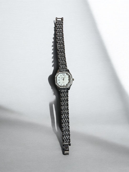 Xinyunkou Womens Watch 30mm Battery With Silver Metal Bracelet