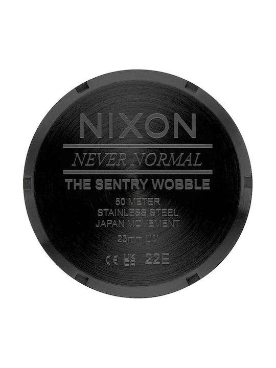 Nixon Γυναικείο Ρολόι Μπαταρίας με Μαύρο Μεταλλικό Μπρασελέ