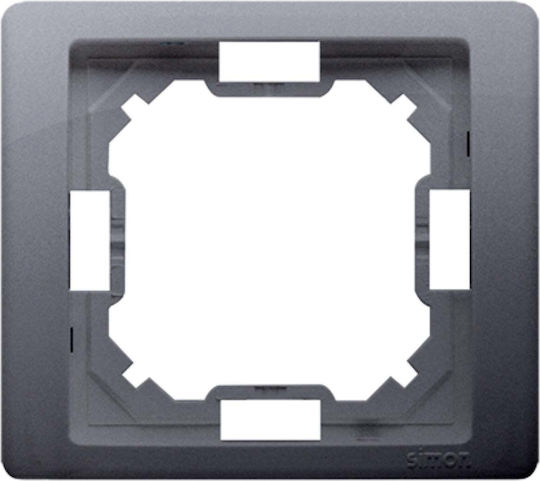 Single Frame Silver Matte Simon Basic