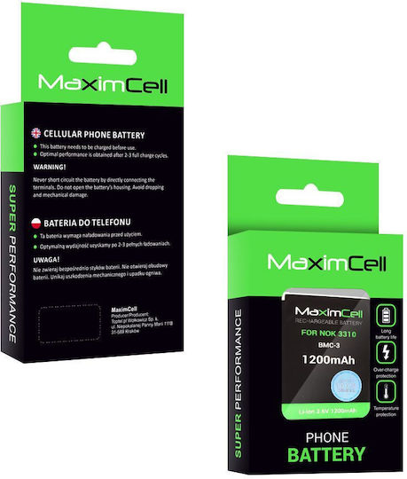 Maximcell BMC-3 Maximcell Ersatzakku 1200mAh Für Nokia 3310