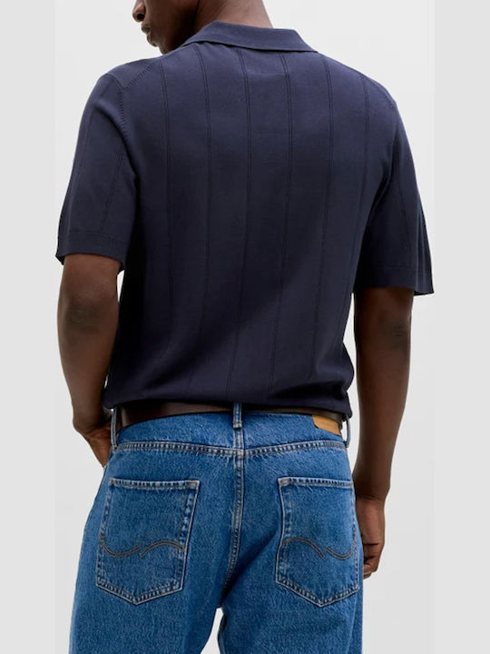 Jack & Jones Polo Herrenblusen Night Sky Navy