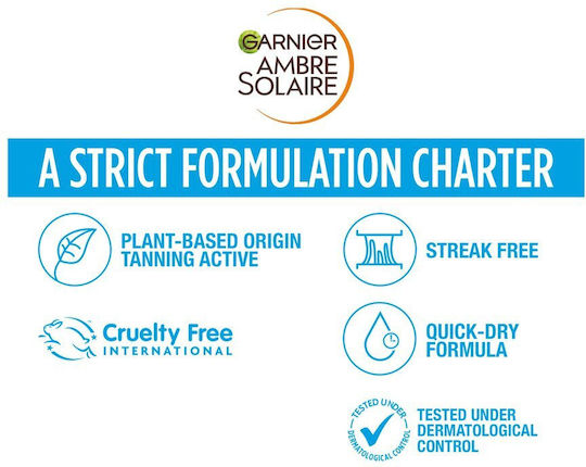Garnier Ambre Solaire Trockener Selbstbräuner Mist Körper Mittel 150ml