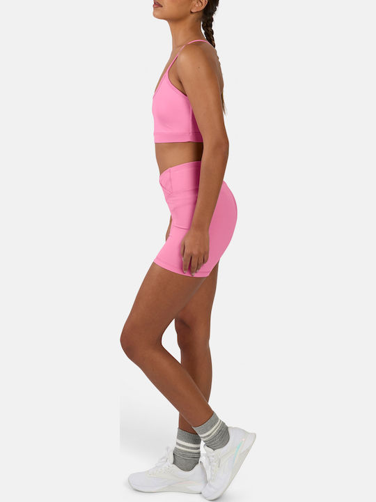 Strappy Bra Women's Sports Bra Playful Pink