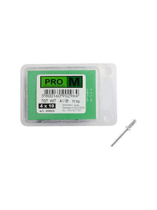 Pop Nit 4x10 Mm Pro M 70 Pieces