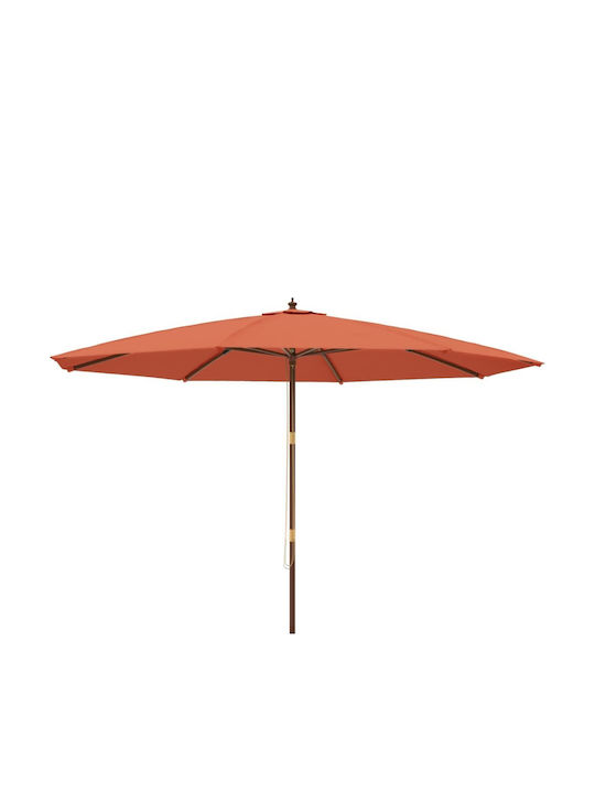 Στρογγυλή Ξύλινη Terracotta Φ4m