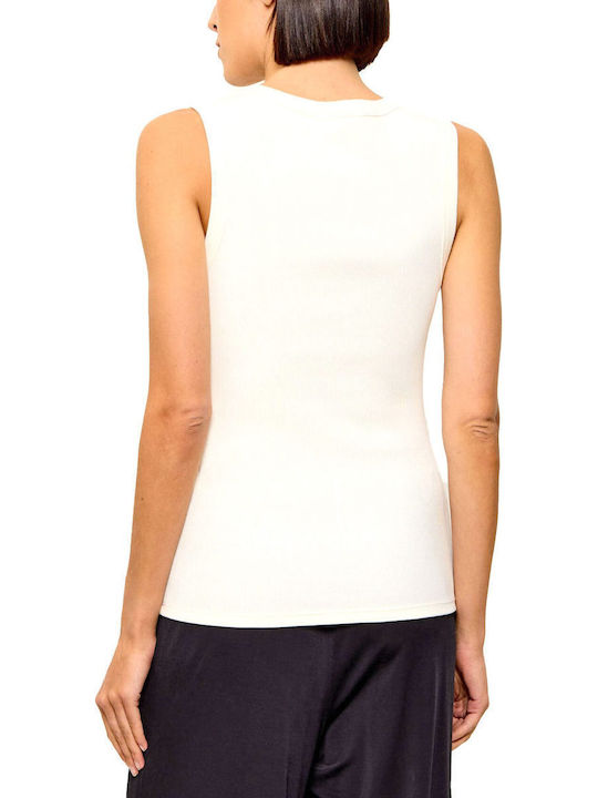 Women's Sleeveless Blouse Ecru
