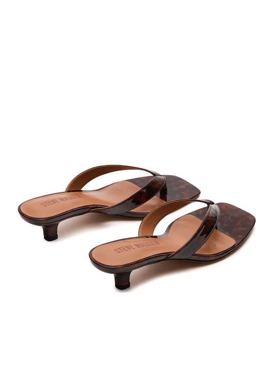 Sandals in Brown Patent Leather