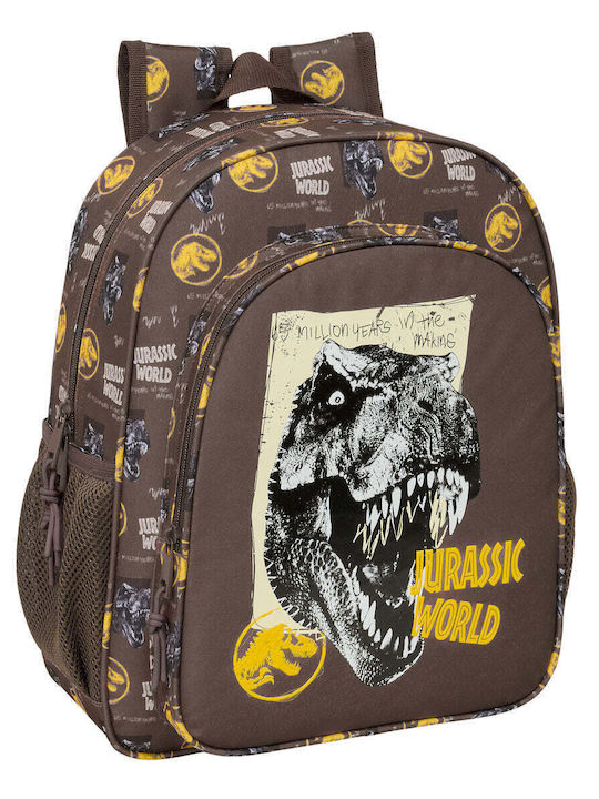 Jurassic World Schulranzen Rucksack Braune 32 x 12 x 38cm