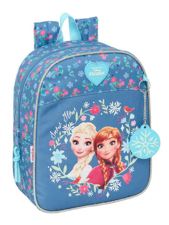 Frozen District Schulranzen Rucksack Blau 22 x 10 x 27cm