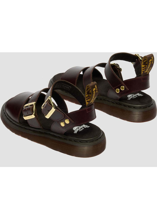 Gryphon Leather Women's Anatomic Sandals Brown
