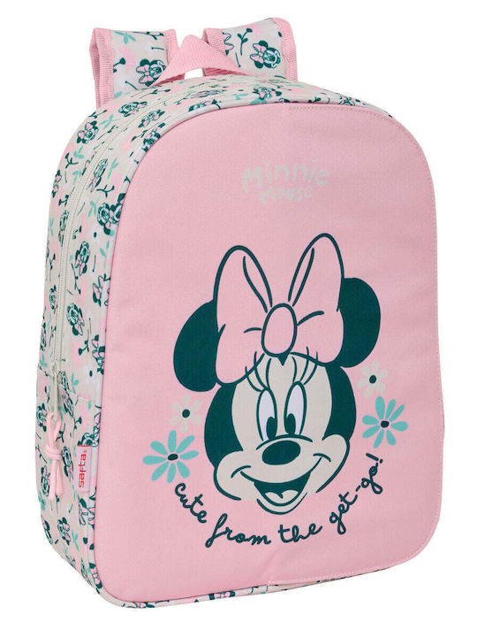 Minnie Mouse Σχολική Τσάντα Πλάτης Ροζ 26 x 11 x 34εκ