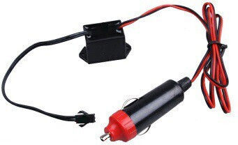 El Wire Iluminat Ambiental 3m 12v Albastru Brichetă