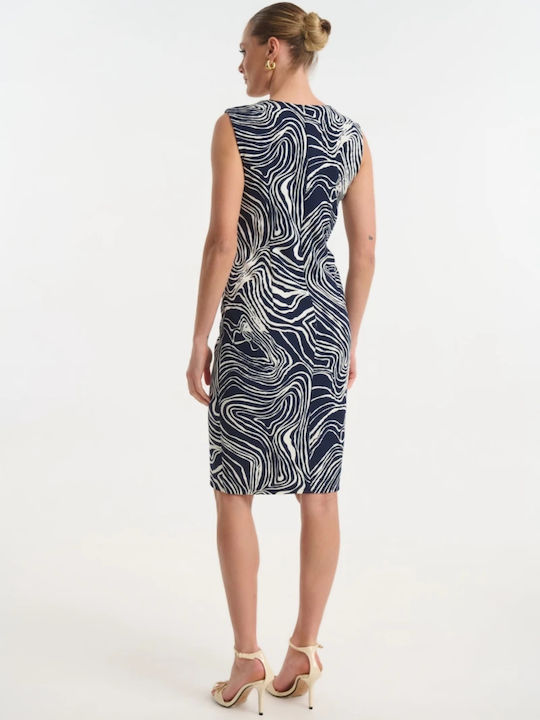 Summer Midi Dress for Wedding / Christening Blue