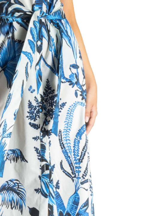 Καλοκαιρινό Maxi Σεμιζιέ Φόρεμα Floral