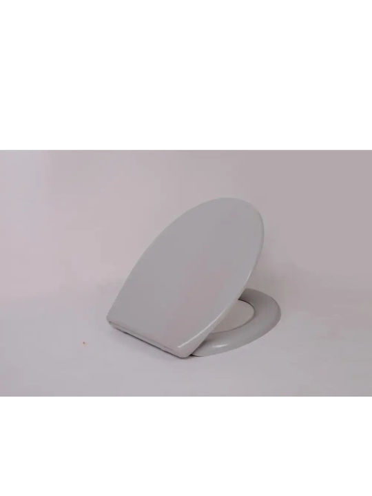 Slowclip Pvc Καπάκι Λεκάνης Πλαστικό Γκρι Slowclip Pvc Καπάκι Λεκάνης Πλαστικό Γκρι