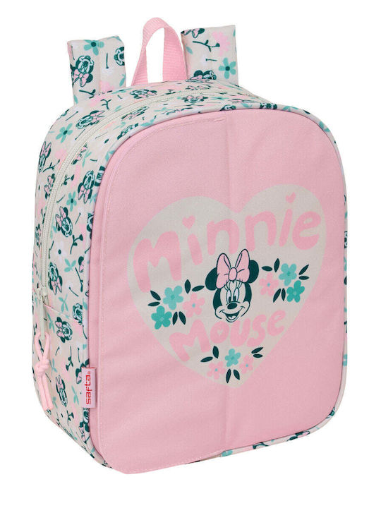 Minnie Mouse Σχολική Τσάντα Πλάτης Ροζ 22 x 10 x 27εκ