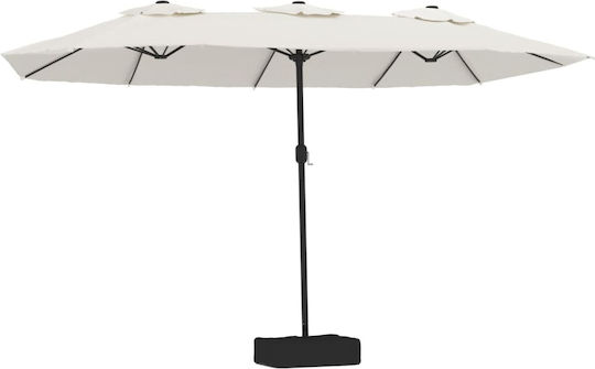 Umbrella Floor Round Metal with Base & LED Lighting 4.49x Umbrella Floor Round Metal with Base & LED Lighting 4.49x