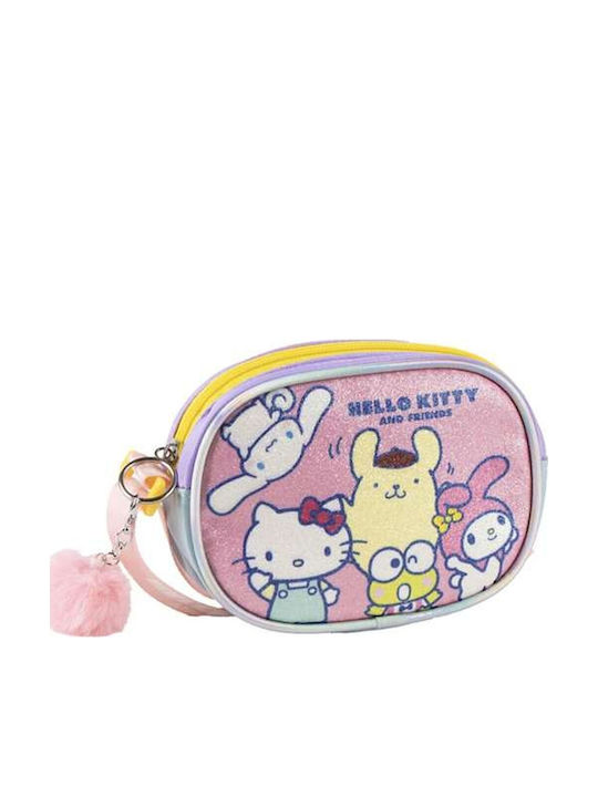 Hello Kitty Kids Shoulder Bag Pink 14.5x10.5x4cm