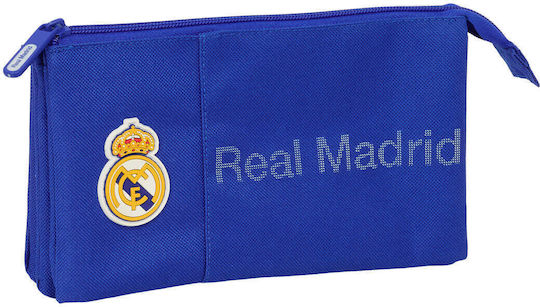 Real Madrid Pencil Case Blue
