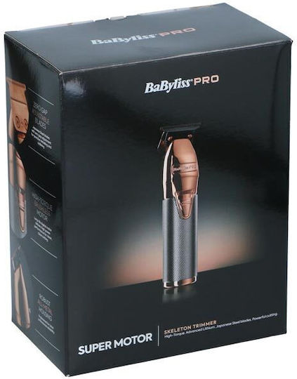 Babyliss Skeleton Trimmer Επαγγελματική Κουρευτική Μηχανή Ροζ Χρυσό BAB787DU