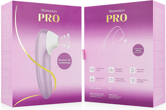 Womanizer Pro Vibrant Clitoral Stimulator Lilac