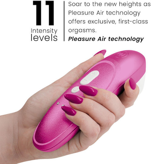 Womanizer Pro Vibrant Clitoral Stimulator Pink