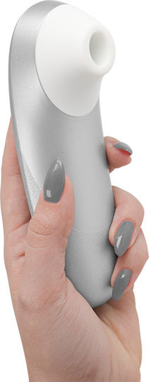 Womanizer Pro Вибриращ Клиторен Стимулатор Сребристо Сив